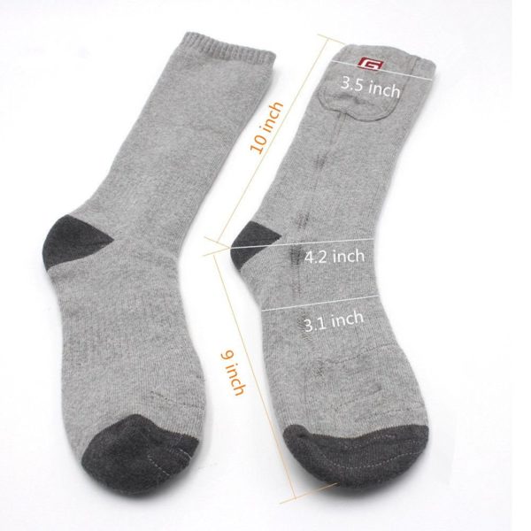Global Vasion Rechargeable Battery Heated Socks - 07