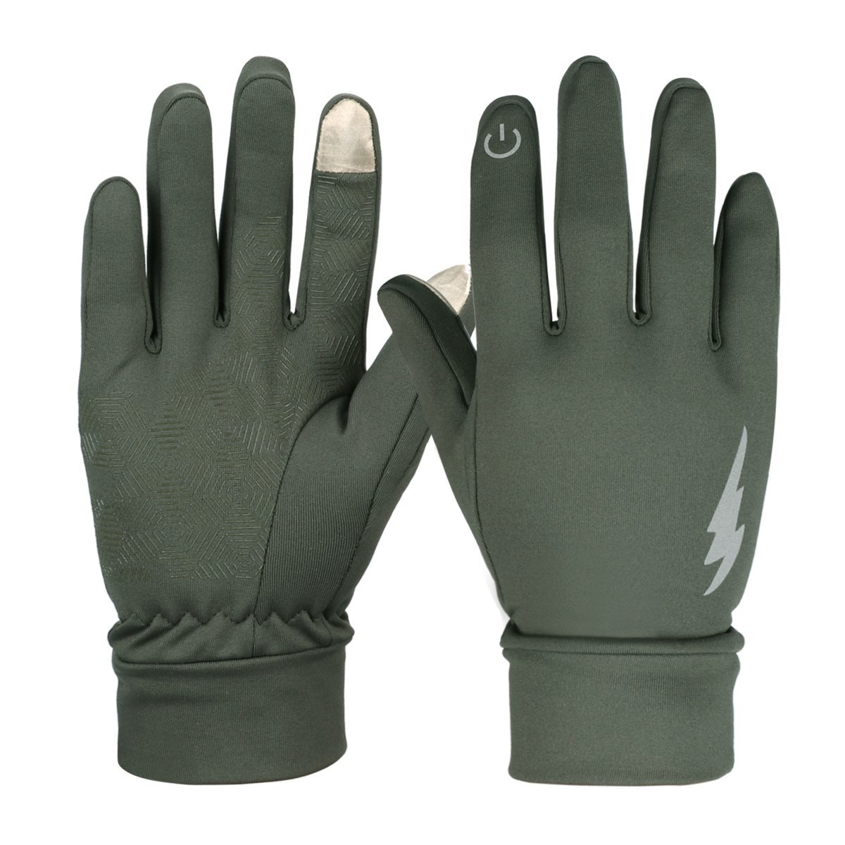 HiCool Winter Thermal Gloves - 08 - army green color