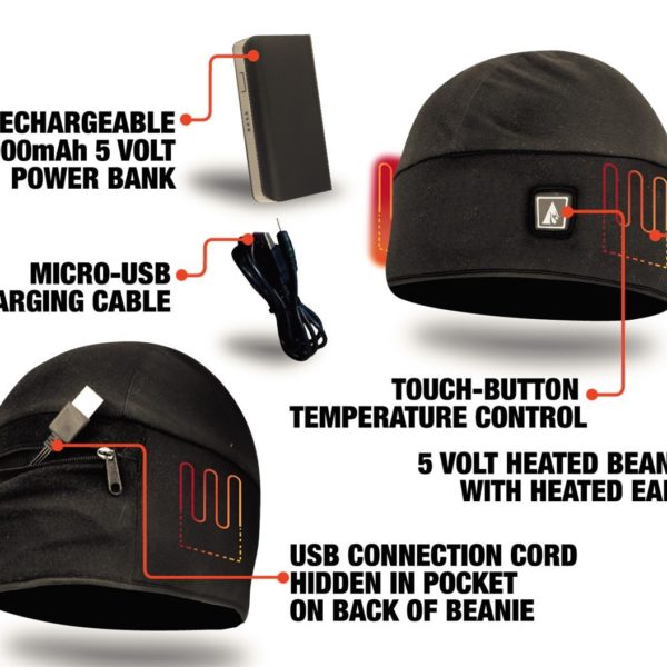 ActionHeat Battery Heated Beanie Hat - 05