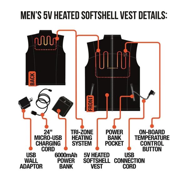 ActionHeat Battery Heated Vest - 04