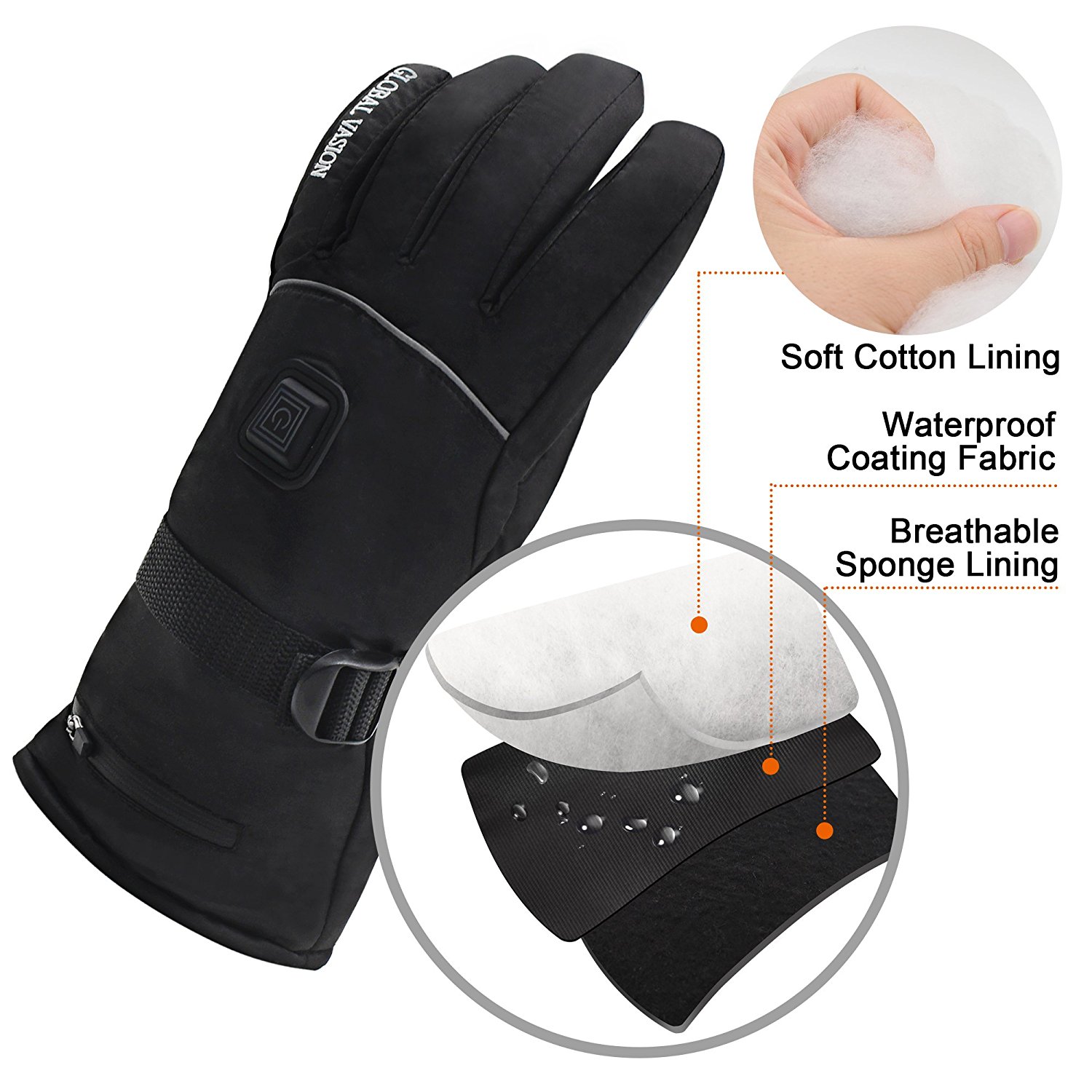 Global Vasion Battery Heated Gloves - 02