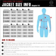 Ororo Size Chart