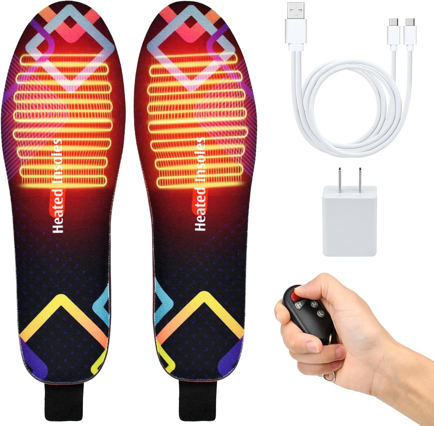 ZroeZroe Electric Heated Shoe Insoles 01 ZroeZroe Electric Heated Shoe Insoles 01